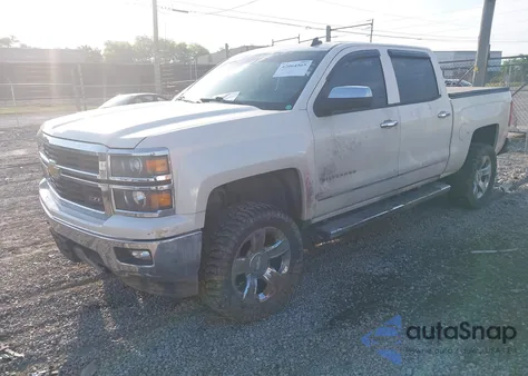 2014 Chevrolet Silverado 1500 2Lz из США, поврежденный, VIN 3GCUKSEC7EG281632